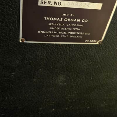 Vox Super Berkeley III 1968-1971 - Black Tolex image 6