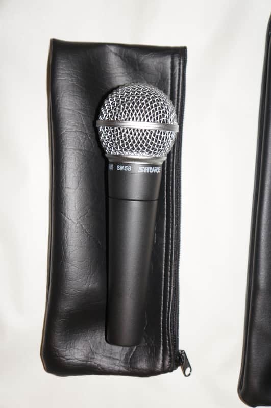 Shure SM58 Handheld Cardioid Dynamic Microphone 1984 - Present - Black image 1