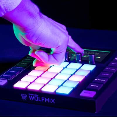 American DJ WMX1 MK2 Wolfmix Powered DMX LED Lighting Controller+Cables ADJ image 4