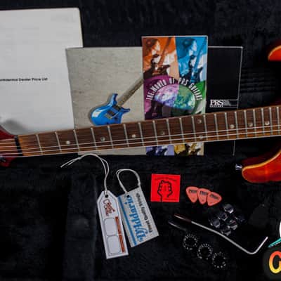 PRS Custom 24 1990 Brazilian fretboard Cherry Sunburst -VIDEO- image 3