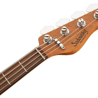 Sadowsky MetroExpress 21-Fret Vintage M/J Bass, Morado Fingerboard, 4-String - Solid Black High Polish image 7