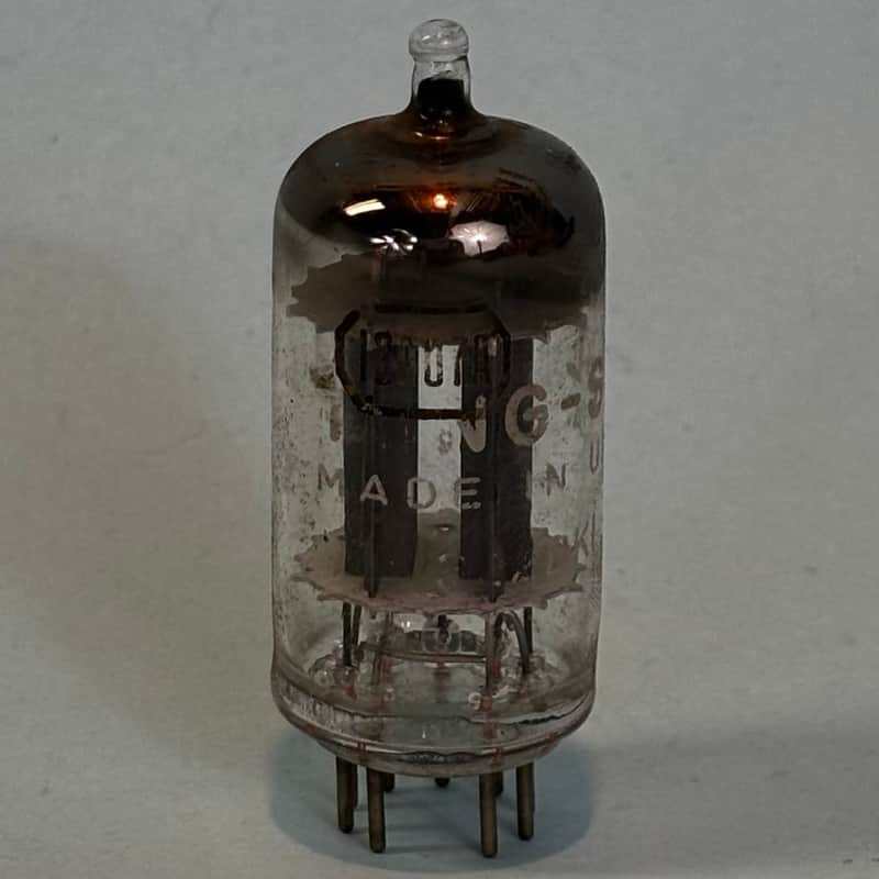 1950s Tung Sol 12AU7 ECC82 Vintage Gray Plate D Getter Preamp Tube! T483 image 1