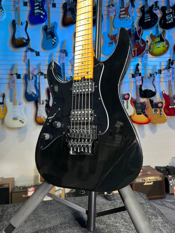 Kramer Volante HHFR Left-handed Electric Guitar - Intruder Black GET PLEK'D! 735 image 1