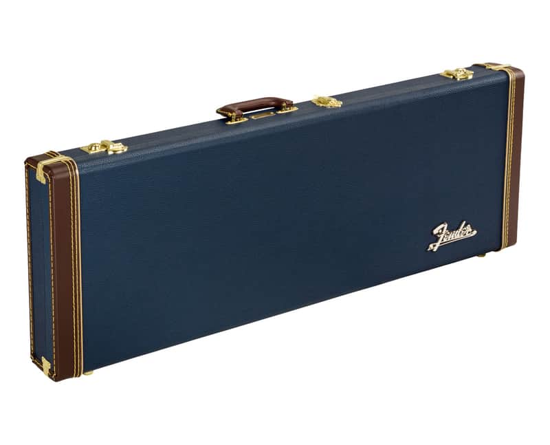 Fender Classic Series Wood Case Strat/Tele - Navy Blue image 1