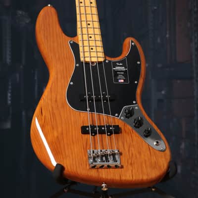 Fender American Professional II Jazz Bass, Maple Fingerboard, Roasted Pine image 1