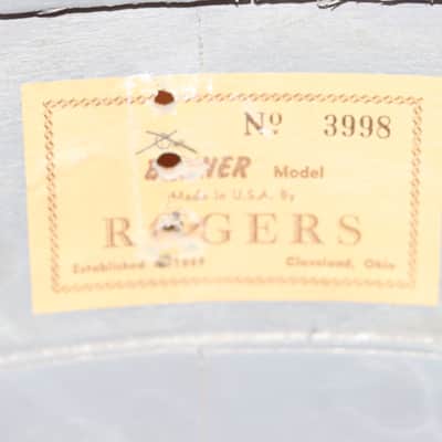 Rogers Banner snare 1950's - black image 10