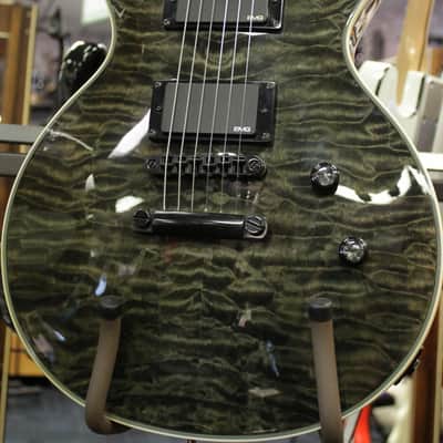 Epiphone Les Paul Custom Prophecy EX 2008 - Trans Black **New Bone Nut** image 1