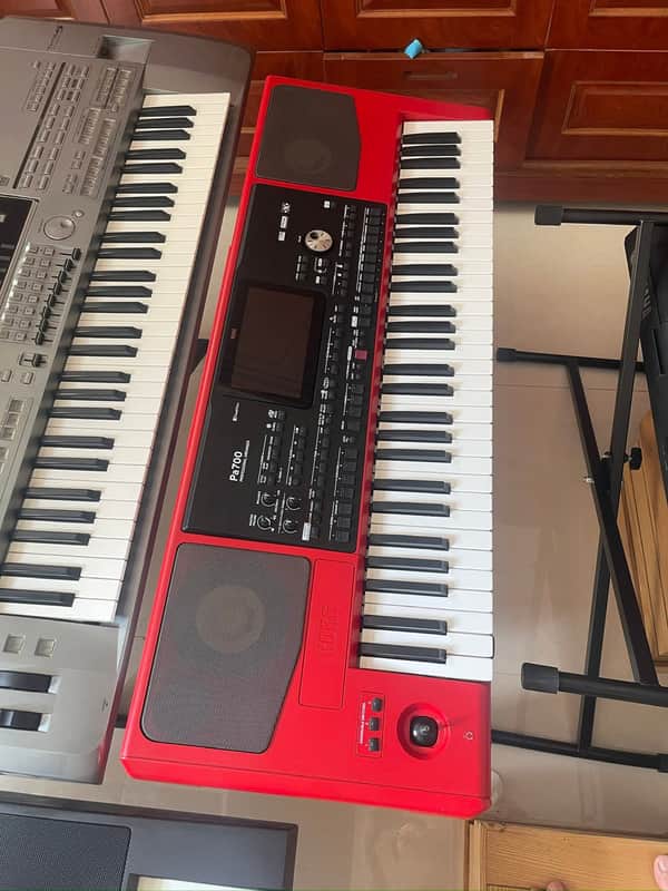 Korg Pa700 Professional Arranger - Red Used image 1