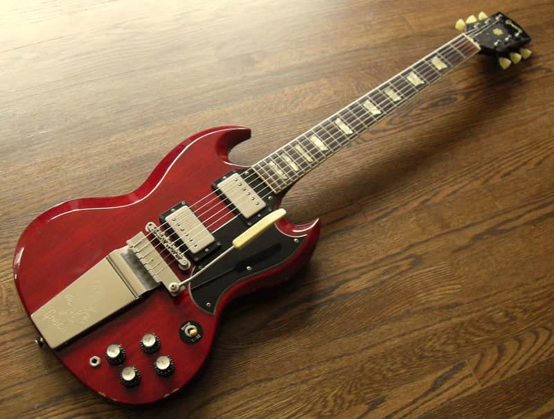 Greco SG with Lyre Vibrola 1963 Reissue SS63-70 - One of The