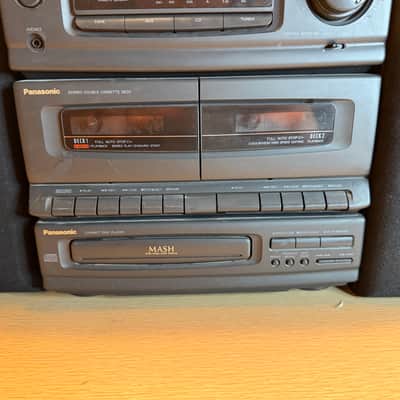Panasonic AUDIOPHILE SA-DH30 Stereo CD Changer Cassette Deck Stereo System Works image 5