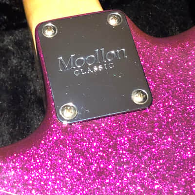 Moollon Stratocaster Purple Sparkle Matching Headstock 2015 - RARE !! image 12