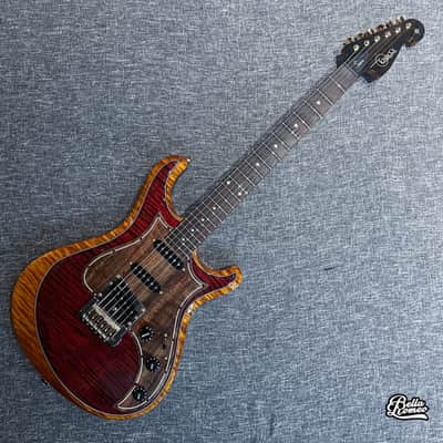 Knaggs T1 Severn Trem SSS Gloss Burgundy /  Copper Guitar [Demo] image 2