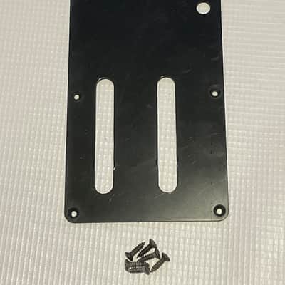 2010's Indonesian Ibanez RG Series Edge III Guitar Black Factory Tremolo Cavity Backplate image 1