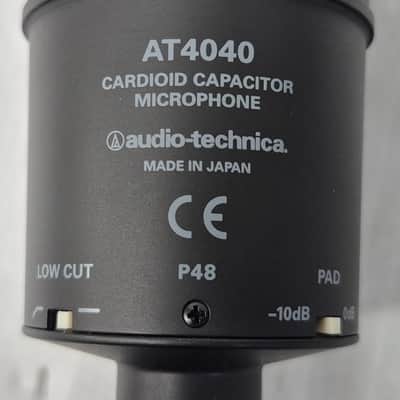 Audio-Technica AT4040 Large Diaphragm Cardioid Condenser Microphone 2010s - Black image 9