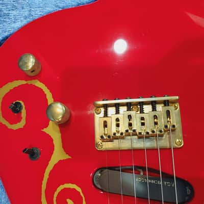 Fernandes BT 120MM   90 YEAR'S RED "BUCK-TICK" HISASHI IMAI'S GT. Signature models image 5