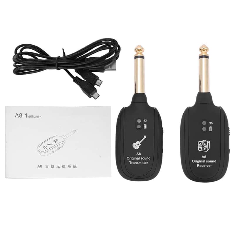 2025 Keenso Wireless Guitar Transmitter Receiver, Channels Gui...