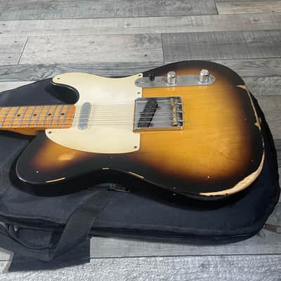 2008 Fender Road Worn 50’s Telecaster - 2 Colour Sunburst image 8