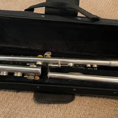 Pearl PF 525 B Foot Flute Silverplated- All New Pads, Case image 7