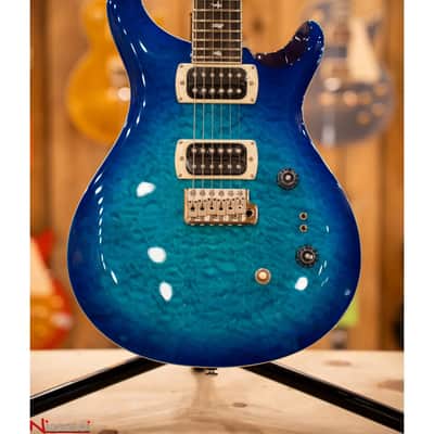 PRS SE CUSTOM 24-08 Quilt Lake Blue image 1