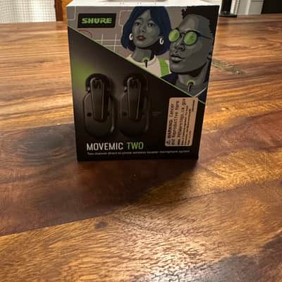 Shure MoveMic Two Microphone Kit Clip-On Microphone Set 2024 - Present - Black image 1