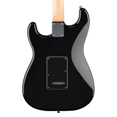 Fender Standard Stratocaster Electric Guitar HSS - Black w/Laurel FB image 7