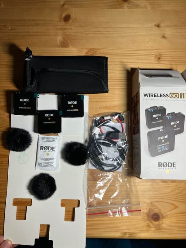 Immagine RODE Wireless GO II Dual Compact Microphone System 2021 - Present - Black - 1