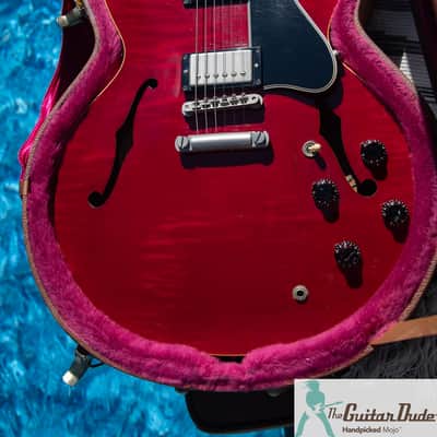 1997 Gibson (Good Wood Years) ES-335 Dot Figured - Cherry Red - Yamano Hand Picked Export - Pro Set Up! (Perfect Frets/Action/Intonation) - Tons of MOJO image 10