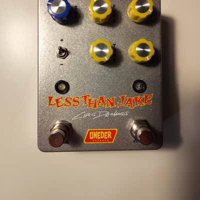 Oneder Effects Less Than Jake Signature Pedal - Silver metallic - limited edition image 1