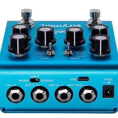 Strymon blueSky V2 Reverberator Effects Pedal Blue image 3