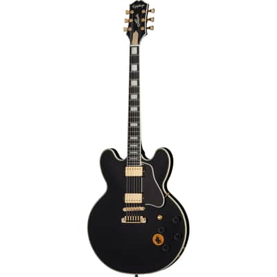 Epiphone B.B. King Lucille Semi Hollow Electric Guitar, Transparent Ebony image 2