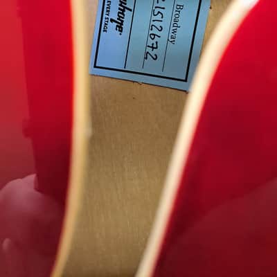 Epiphone Broadway with Laurel Fretboard -- Wine Red image 6
