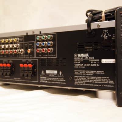 Yamaha HTR-5920 Natural Sound AC Stereo Receiver in Silver, with Remote. image 6