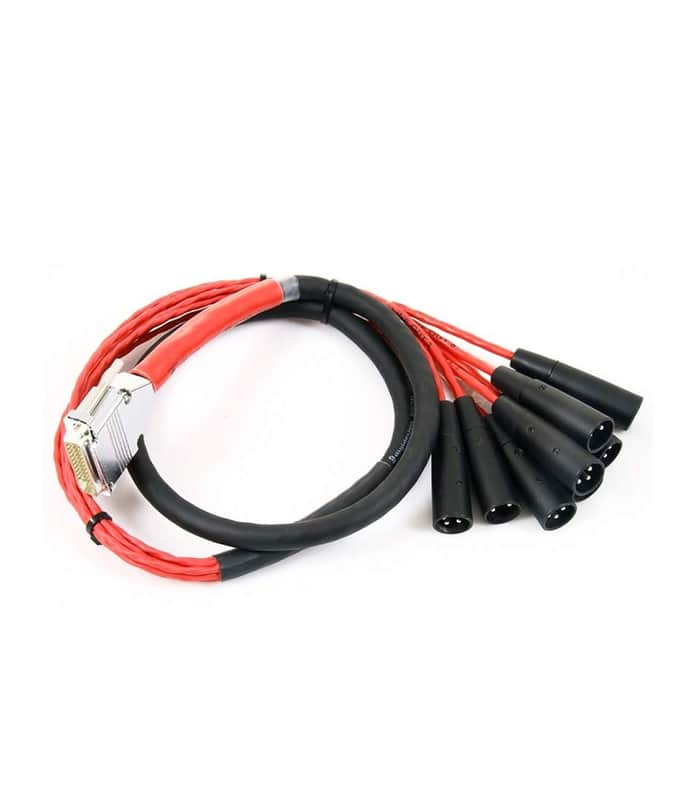 Avid Digi Snake DB25 4' 8-Channel Output Cable for Pro Tools (Model 99403042600) image 1