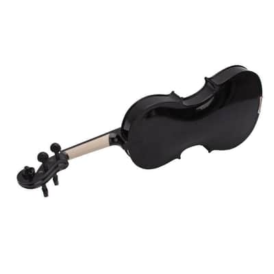 Student Band 4/4 Acoustic Orchestral Violin Fiddle Black With Case Bow Rosin - Black image 2
