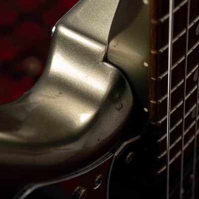 2002 Fender JG66 Jaguar, Atomic Silver (ASV), Matching Headstock, Fully Painted Neck, Non-Catalog, Limited Edition image 12