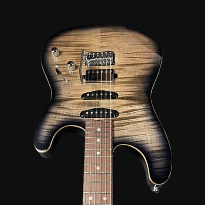 CREAM T POLARIS CUSTOM HSS Electric Guitar In Black Hole Burst image 6