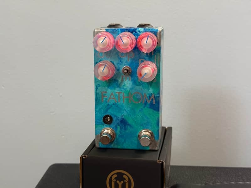 Walrus Audio Fathom Multi-Function Reverb Custom Paint Splatter image 1
