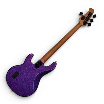 Sterling by Music Man SBMM ST-RAY34-PSK-R2 RAY34 Stingray 4-String Bass, Purple Sparkle image 2