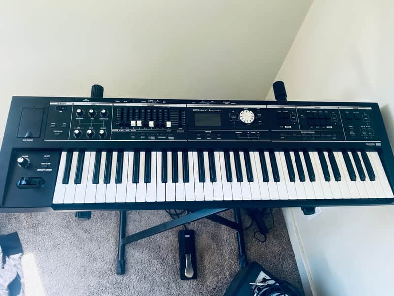 Roland VR-9 61 key Keyboard 2022 - Black image 1