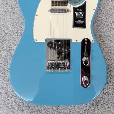 Mint Fender Player II Telecaster guitar, Rosewood Fingerboard, Aquatone Blue - MIM image 1