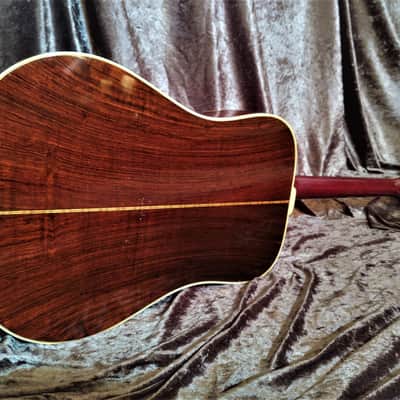 Guild D-50 Dreadnought Acoustic 1974 One Owner! Highly Figured Rosewood Back image 4