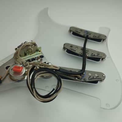 Celentano pickups INOX mesh loaded pickguard 2025 - BRASS image 8