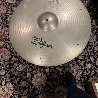 Zildjian A Custom 20" Factory Sizzle Ride. 2340 Grams. - Natural image 2