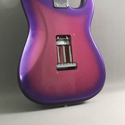 LEFTY! Vintage Fender Stratocaster 1987 Purple Haze Sunburst Metallic Rare Strat Guitar Relic Kuwabara 7.2 lb HSC image 9