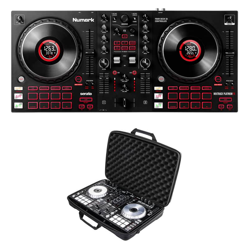 Numark Mixtrack Platinum FX Controller + Odyssey BMSUNI1 EVA Case PROAUDIOSTAR