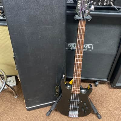 1990 Hamer Chaparral 5 String Bass with case. image 10