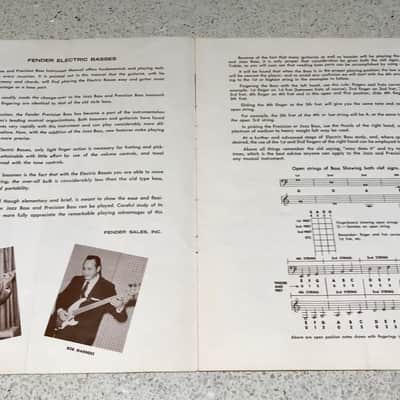 Fender Bass Instruction Manual Early 60s image 2