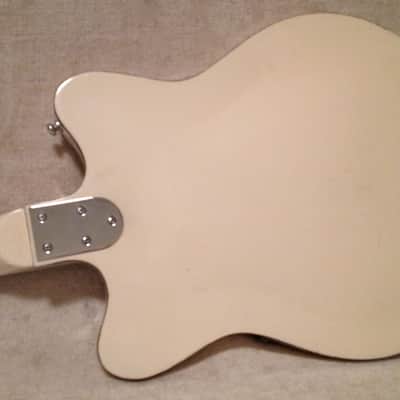 1960's Sekova White Hollowbody Electric Guitar Japan MIJ image 16