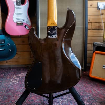 Fender JBR-800 Jazz Bass in See-Through Black - approx '88 - (Pre-Owned) image 2
