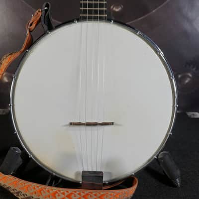 Crestline 5-String Banjo w/ Chipboard Case image 5